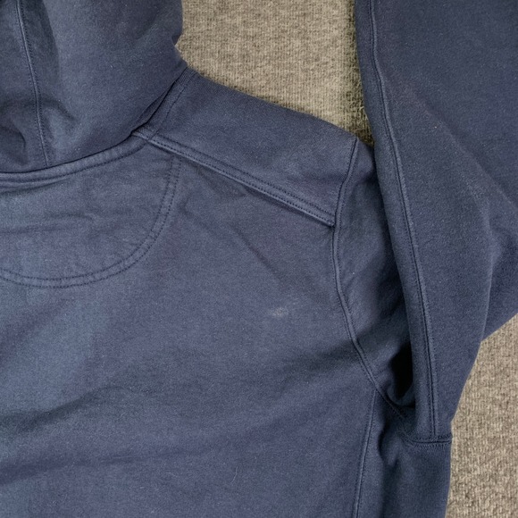 American Giant Hoodie Men Large Full Zip Navy Drawstring Heavyweight - Picture 7 of 11